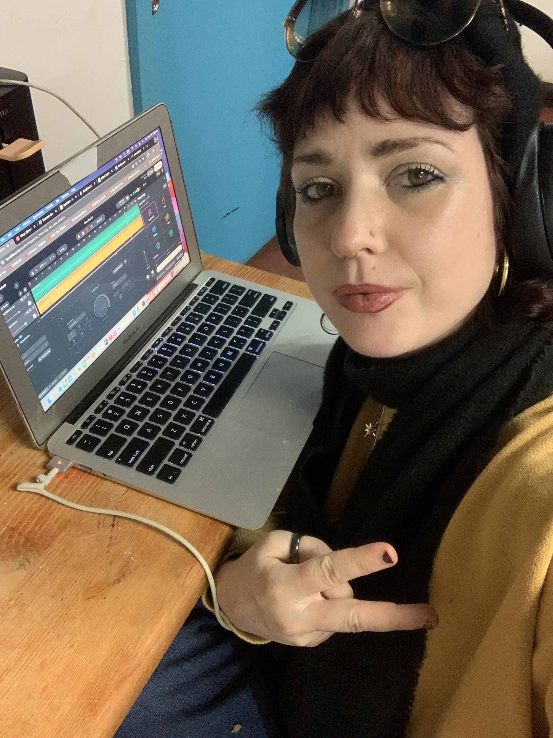 female singer concert stage